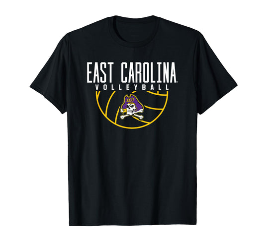East Carolina University ECU Pirates Volleyball Arch T-Shirt