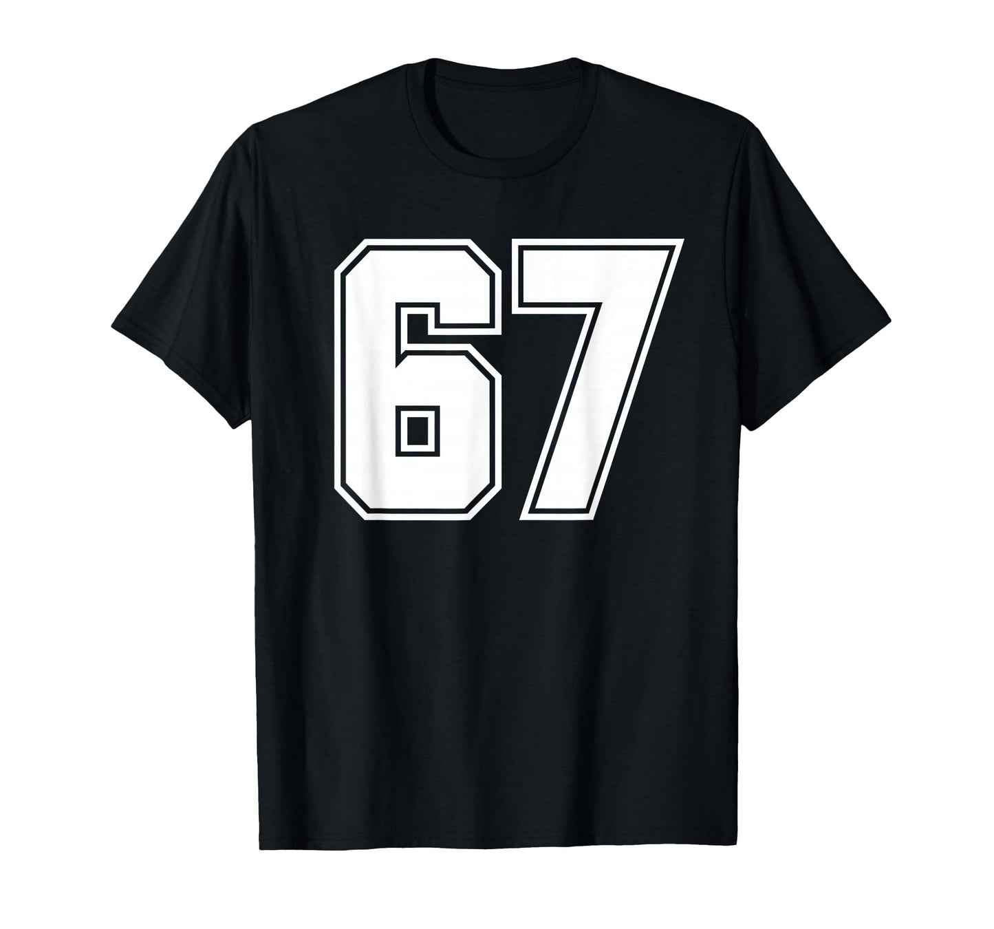 6 7 Number 67 Gen Alpha Meme T-Shirt