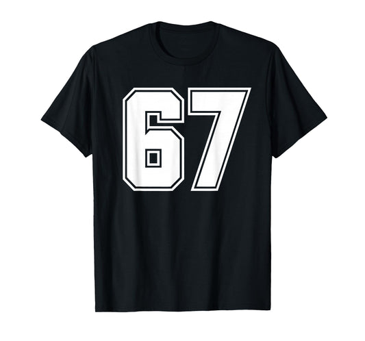 6 7 Number 67 Gen Alpha Meme T-Shirt