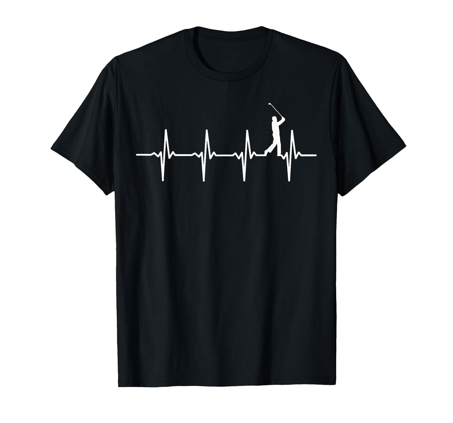 Golf heartbeat t-shirt for golfers T-Shirt