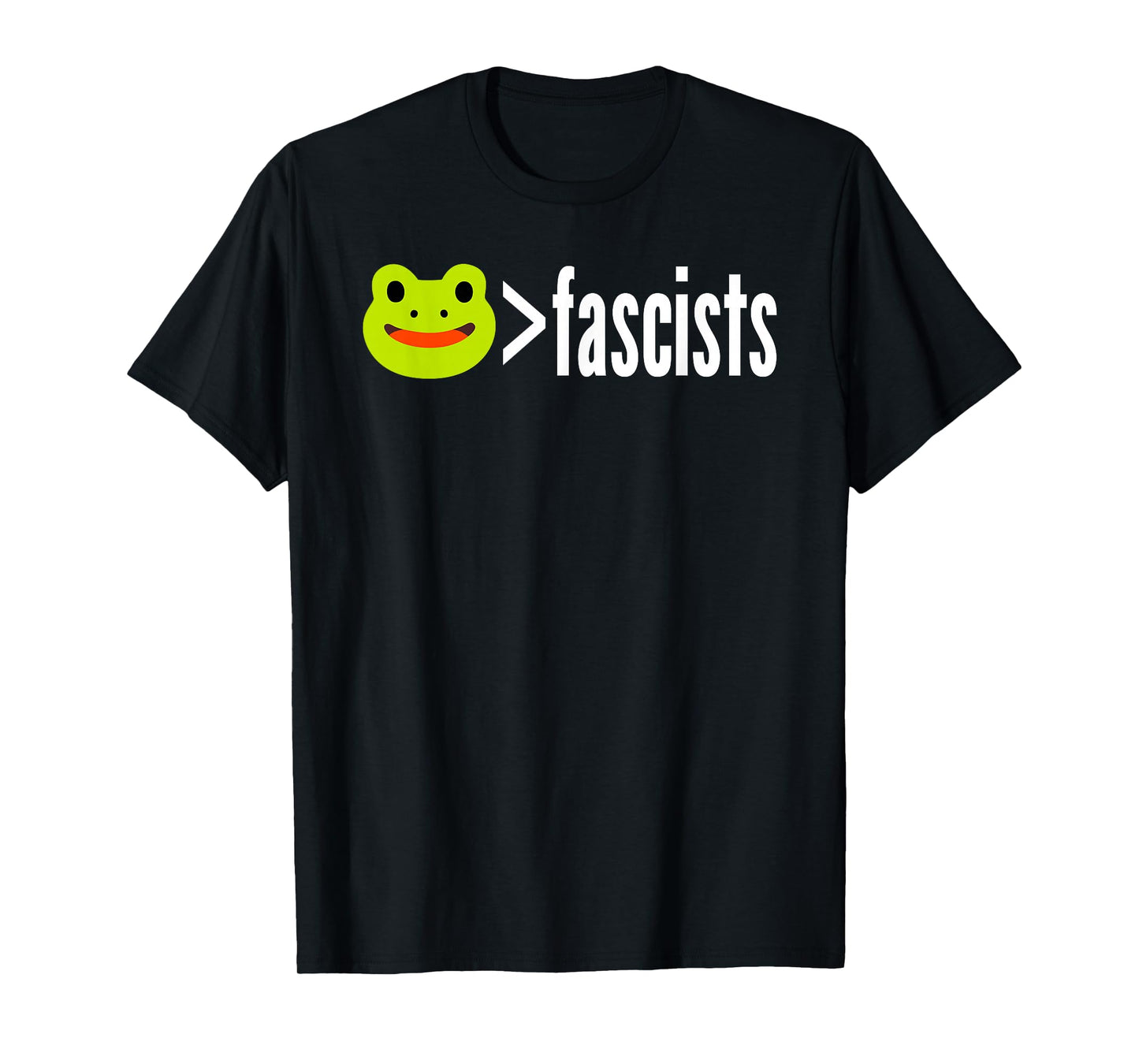 Portland Frog Greater Than Fascists T-Shirt