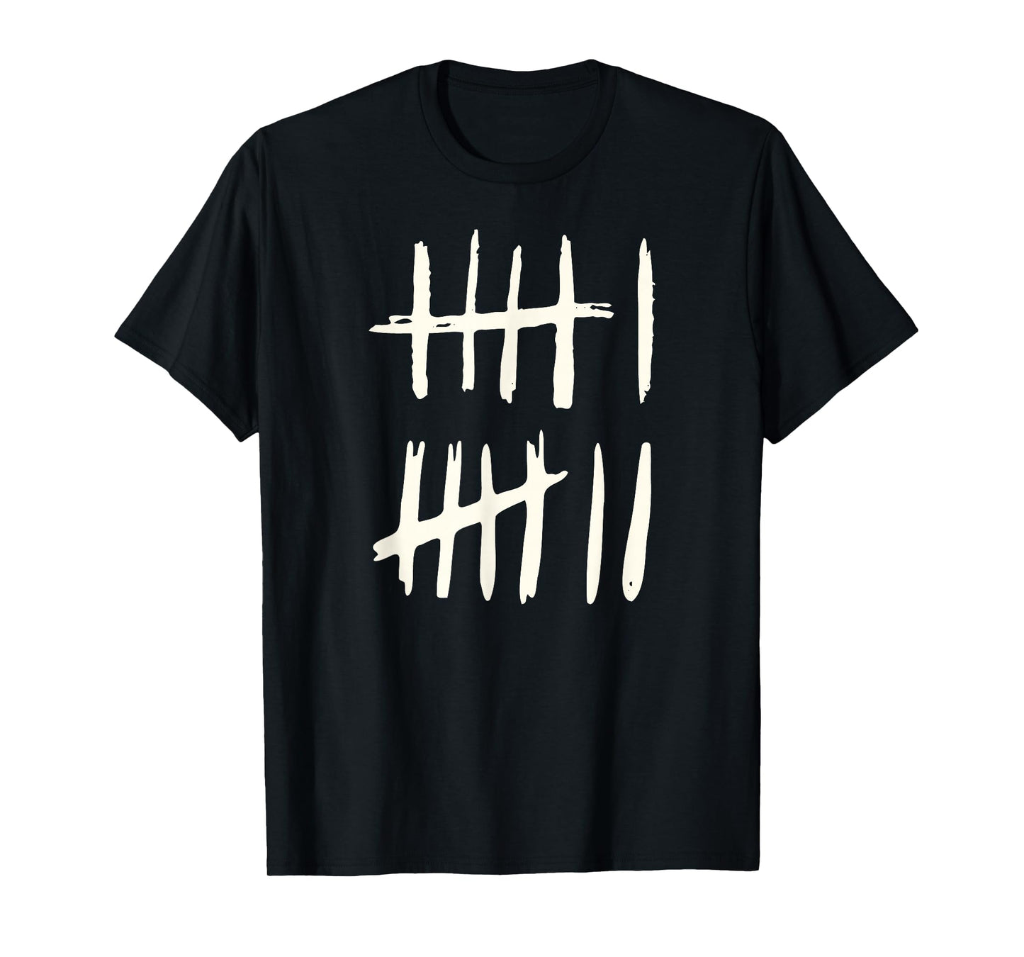Funny Six Seven 67 Meme Tally Marks 6 7 Numbers T-Shirt