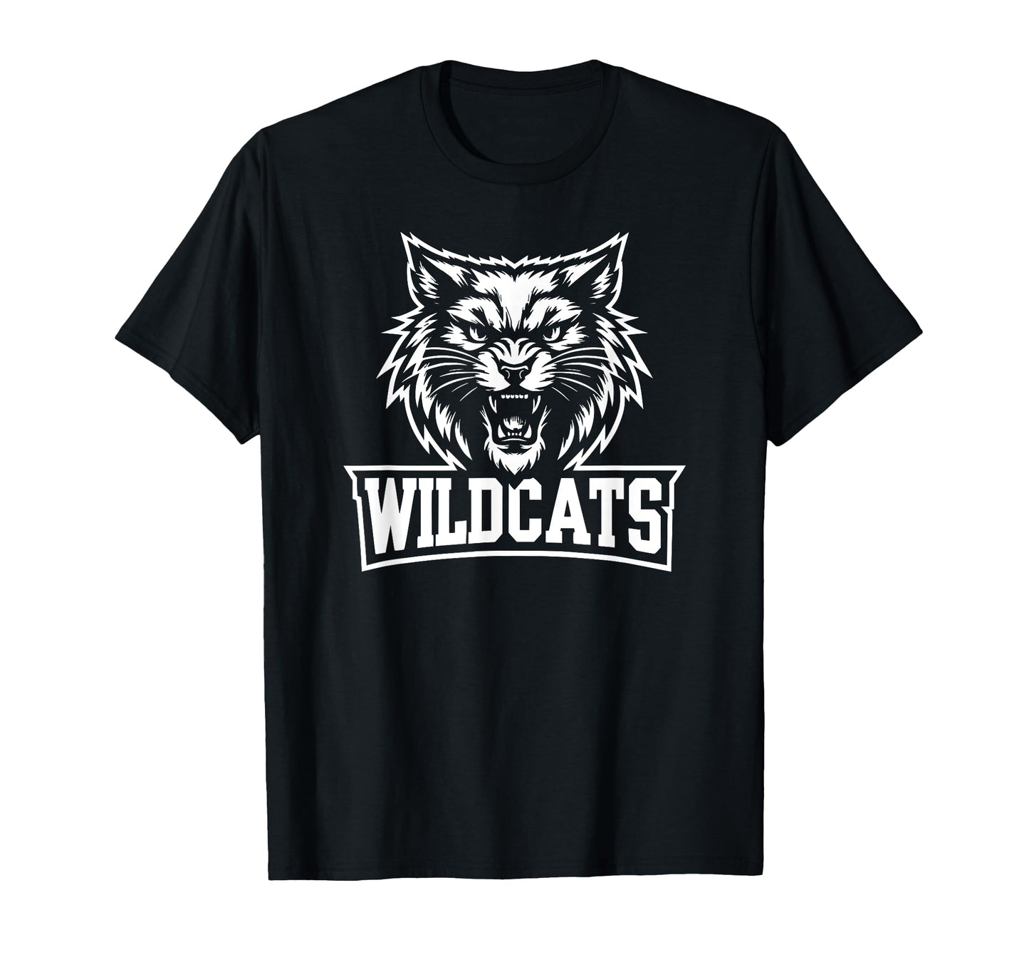 Roaring Wildcats Mascot for Players and Fans of Youth Teams T-Shirt