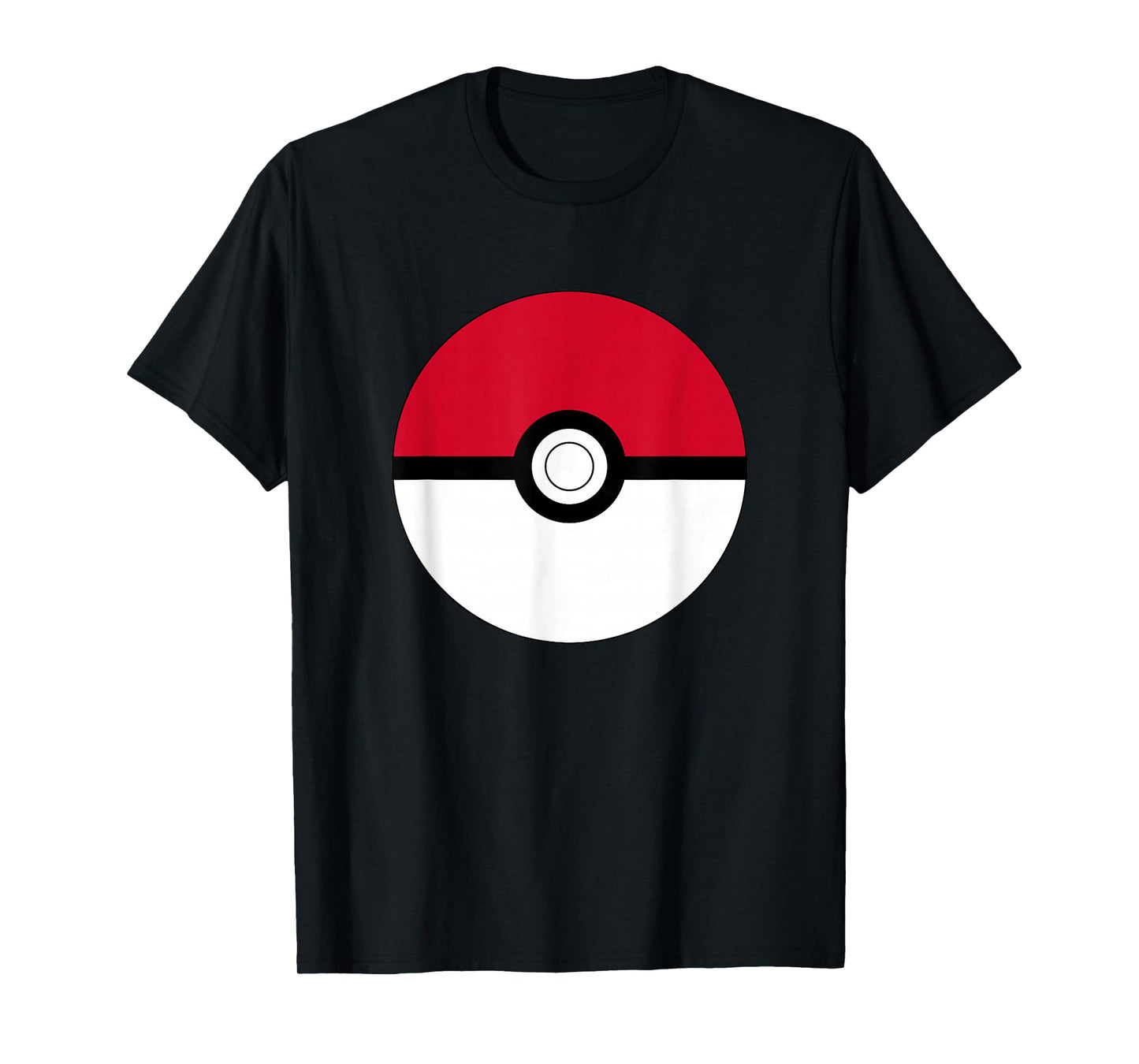 Pokémon Poké Ball Vintage Classic Red & White Logo T-Shirt