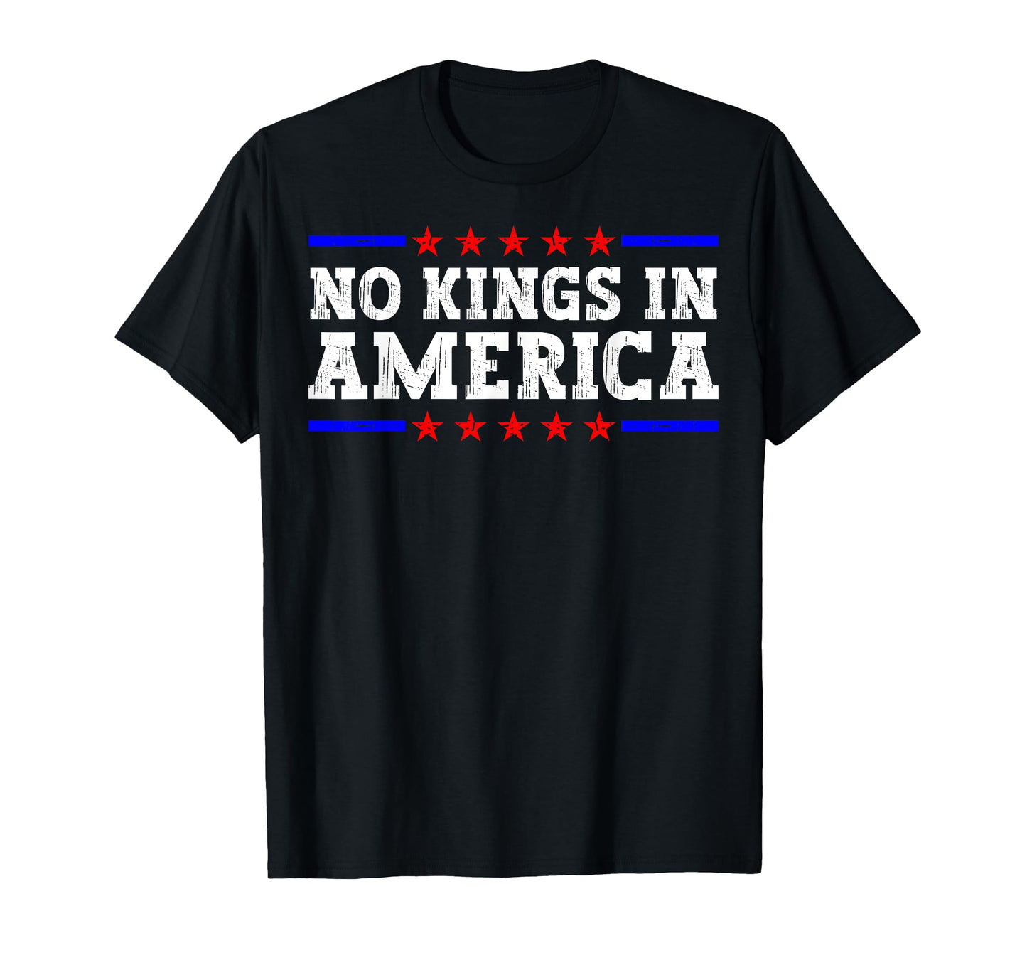 No Kings In America Trump Resist Retro Vintage T-Shirt