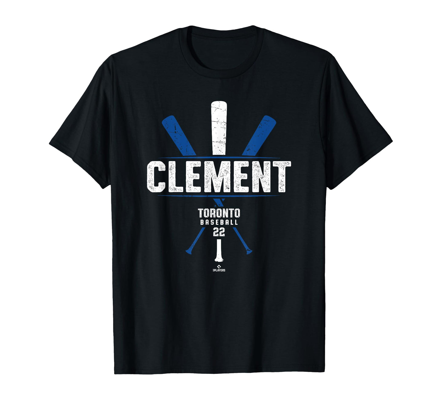 Vintage Baseball Bat Gameday Ernie Clement Toronto Baseball T-Shirt