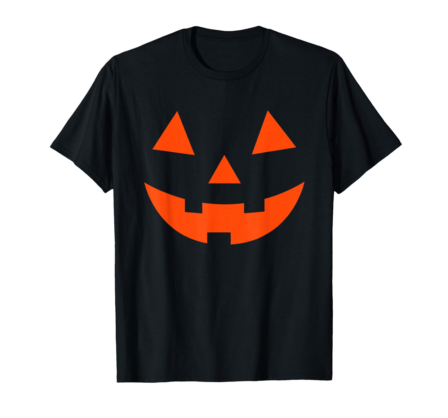 Jack O Lantern Face Kids Men Adult Pumpkin Halloween Costume T-Shirt