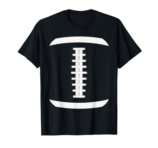 American Football Ball Costume Lace Up Thanksgiving Football T-Shirt