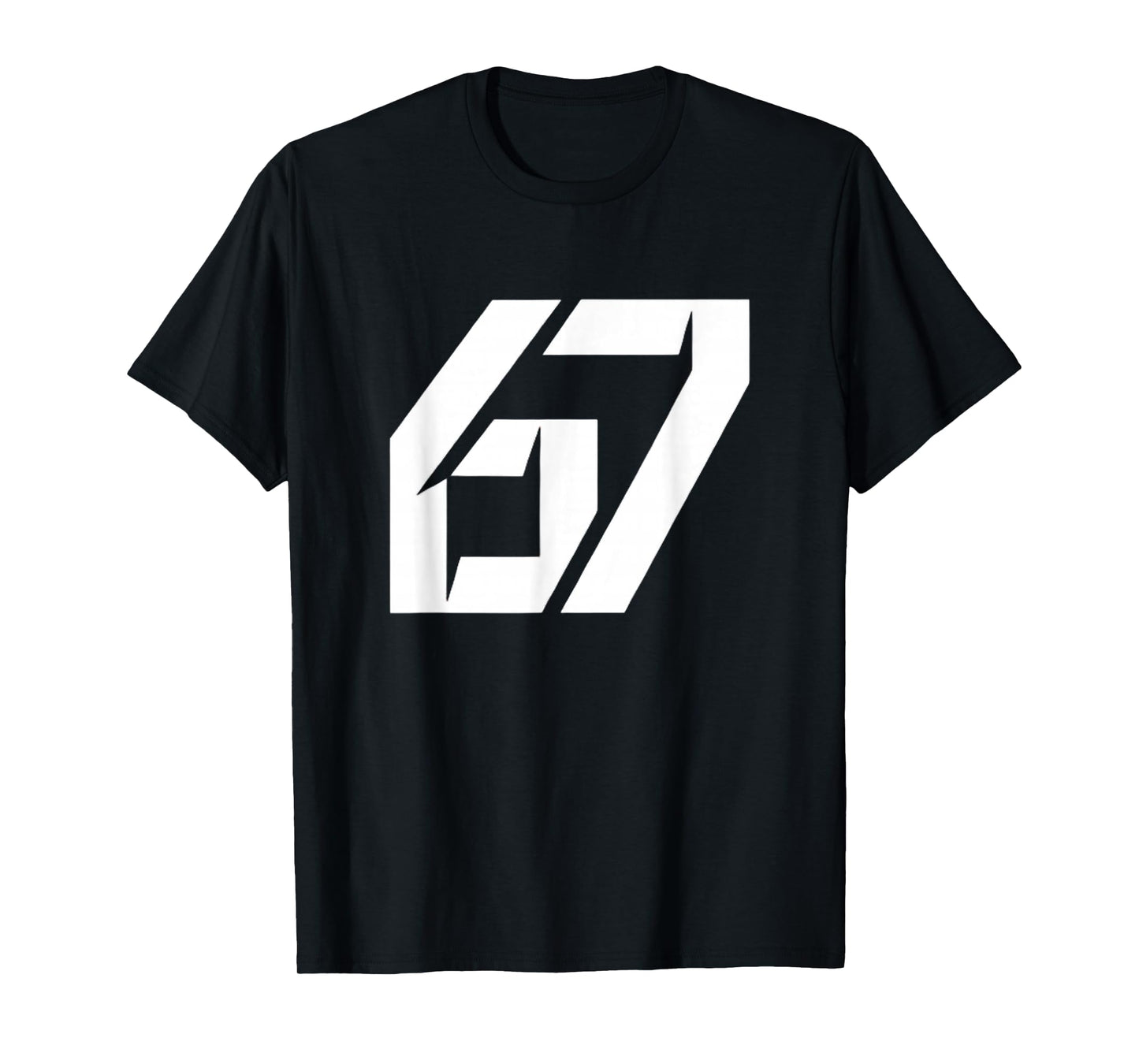 Funny 67 Six Seven Meme 67 Retro Vintage Number T-Shirt