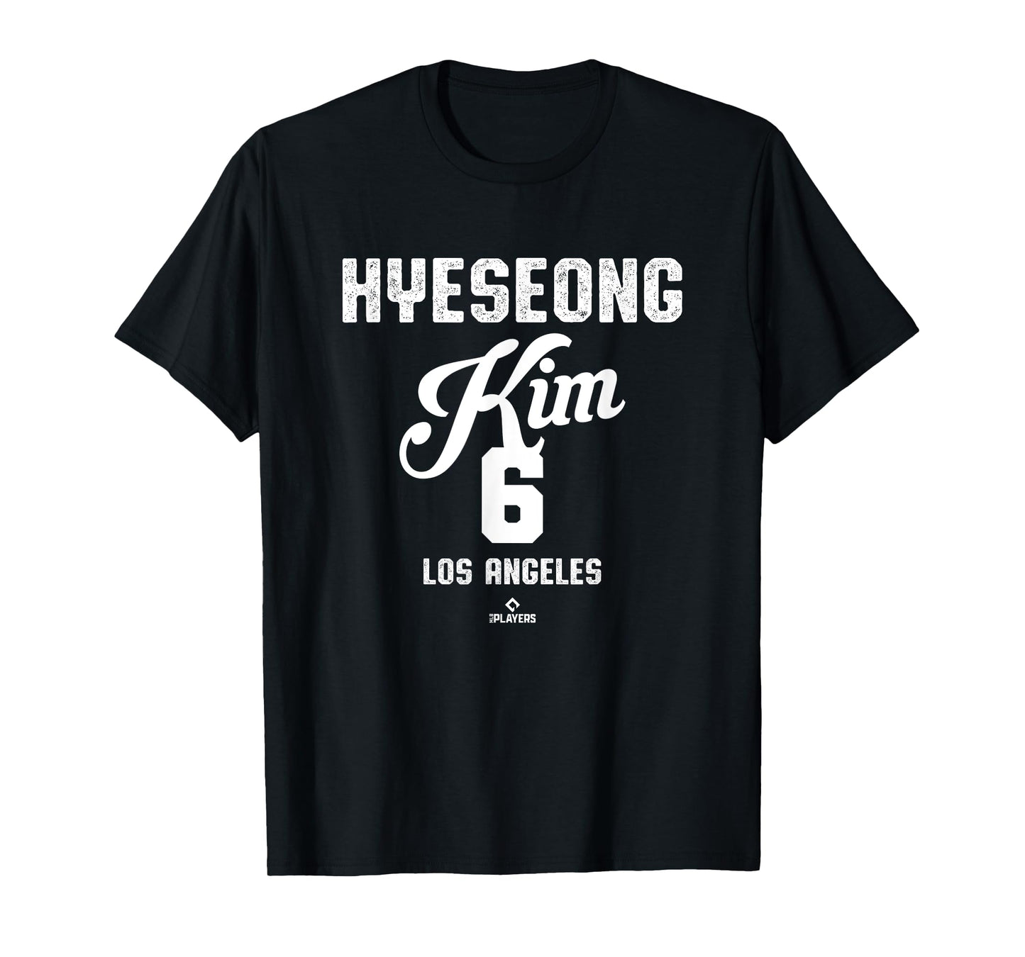 Hyeseong Kim 6 Los Angeles Baseball Vintage MLBPA T-Shirt