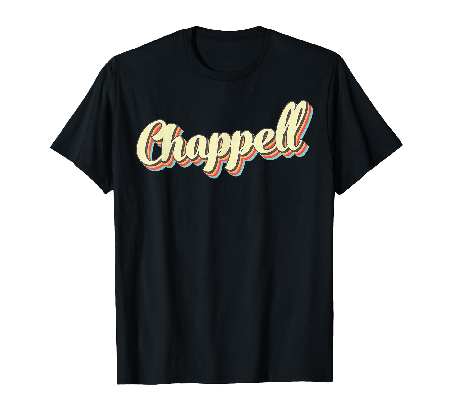 Chappell TShirt Retro Art Baseball Font Vintage T-Shirt