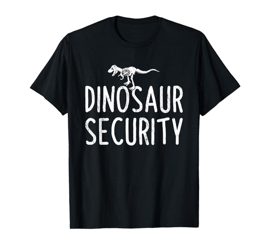 Dinosaur Security Funny Halloween Dino Species Dinosaur T-Shirt
