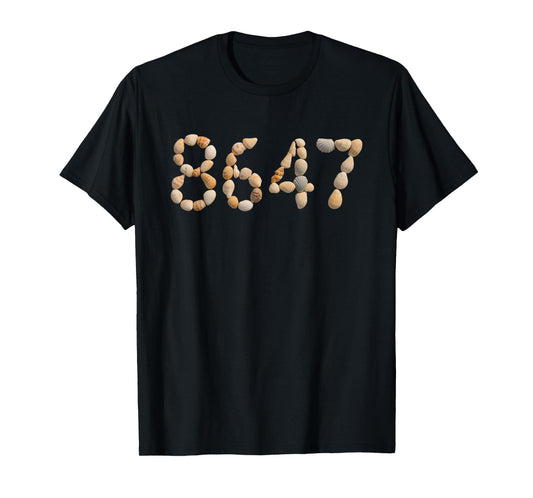 86 47 8647 Shirt 86 47 Seashells Sea Shells Summer Beach T-Shirt