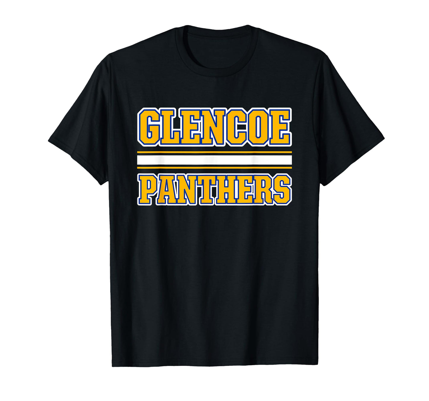 Glencoe Panthers Horizontal Stripes T-Shirt