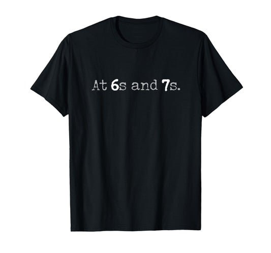 67 Meme English Teacher Six Seven Funny Librarian Reading T-Shirt
