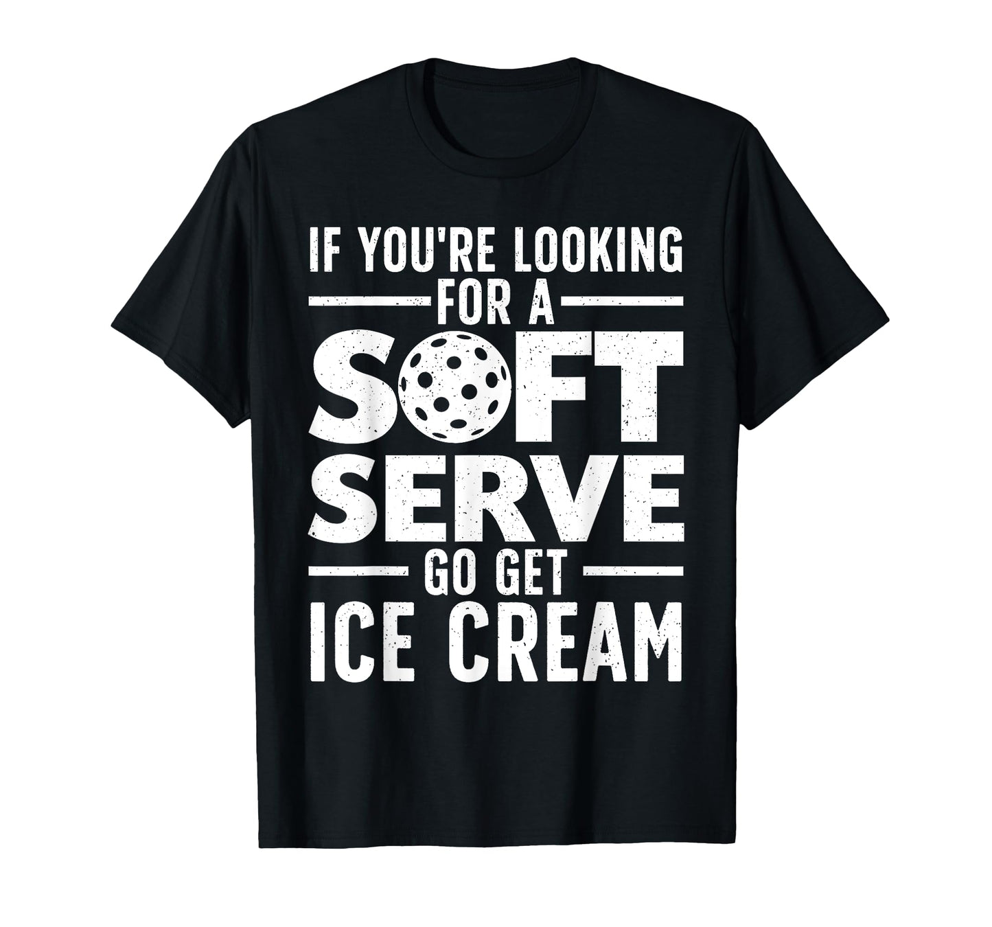 Cool Pickleball For Men Women Pickle Ball Player Soft Serve T-Shirt