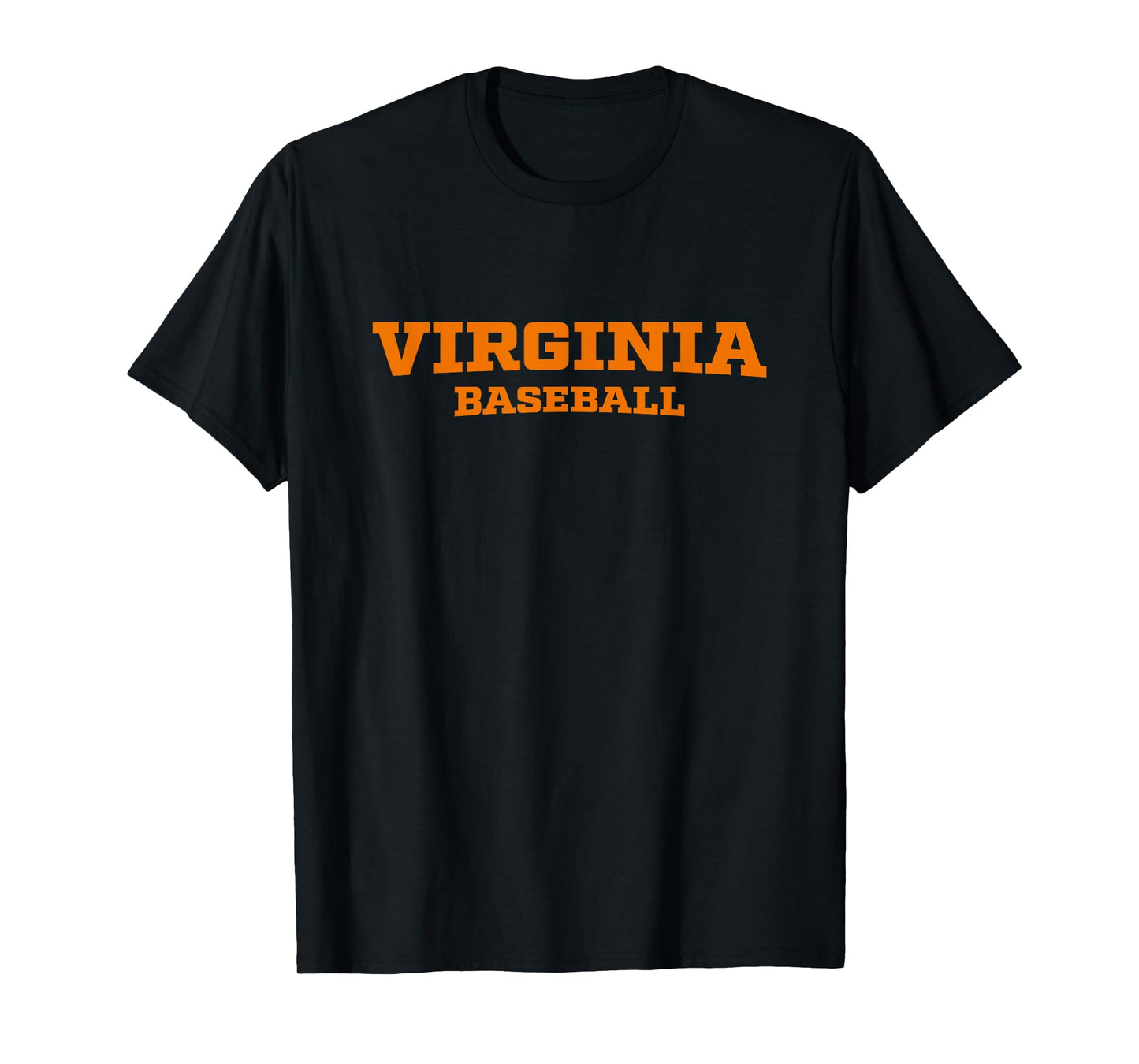 Virginia Baseball Block Font T-Shirt