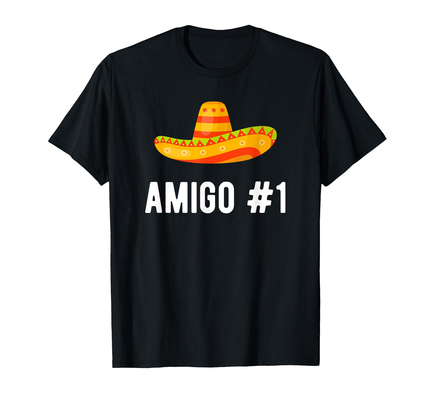 Halloween Group Matching Costume Funny Mexican Amigo #1 T-Shirt
