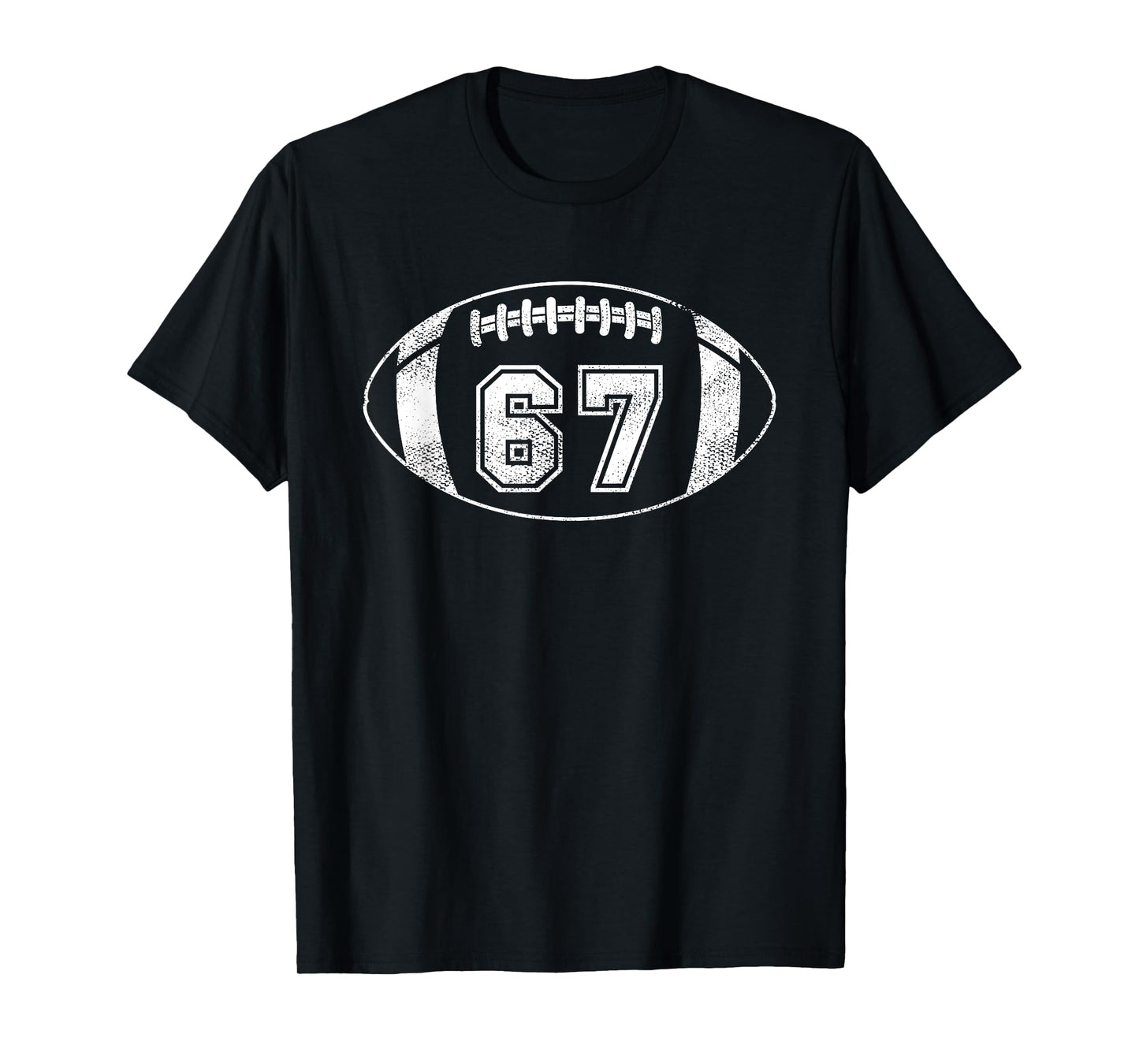 Football Player #67 Football Mom Dad Jersey 67 Varsity Team T-Shirt