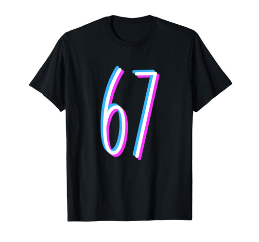 67 Meme 6 7 Six Seven Number Costume T-Shirt