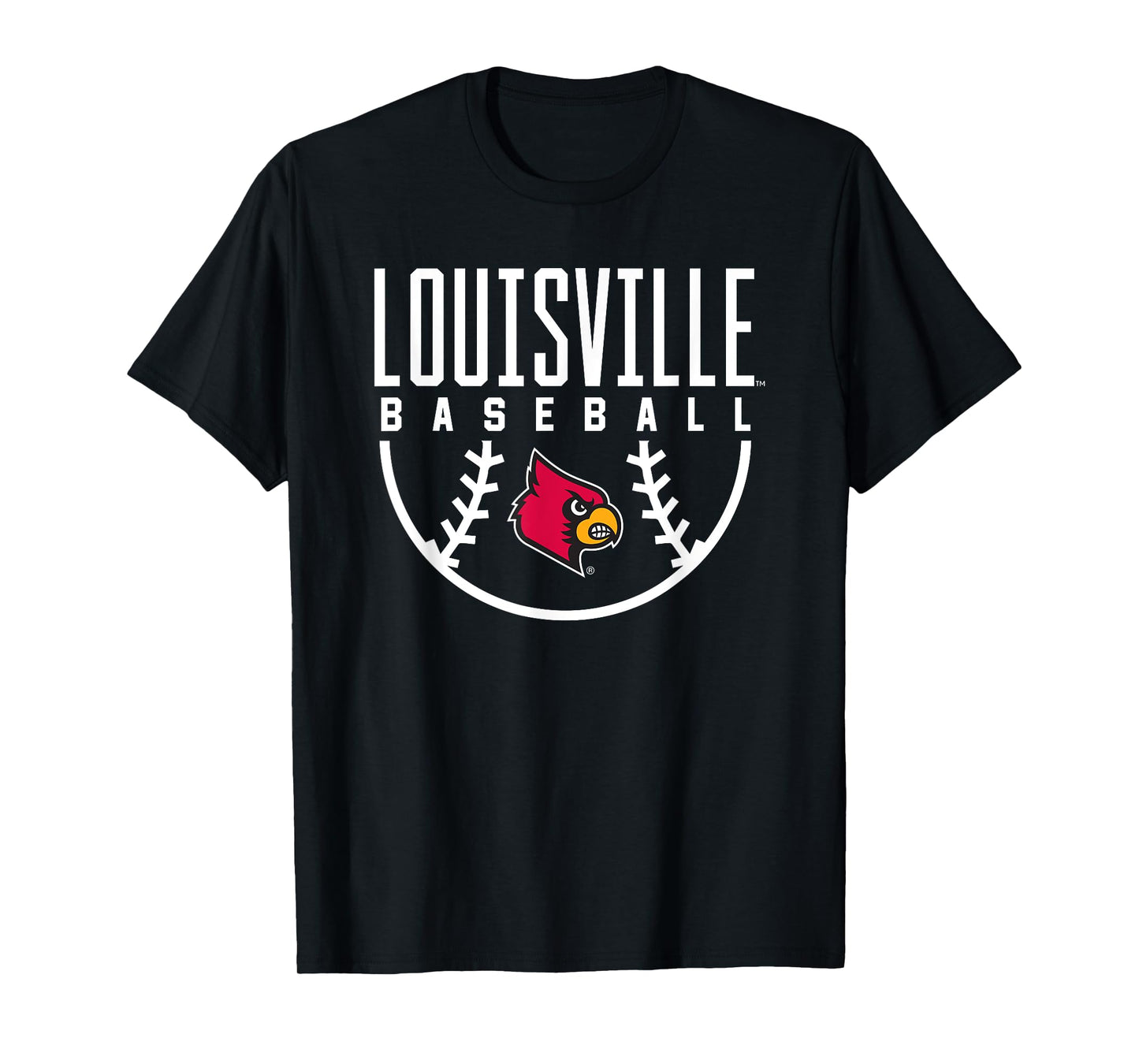 University of Louisville Cardinals Baseball Arch T-Shirt