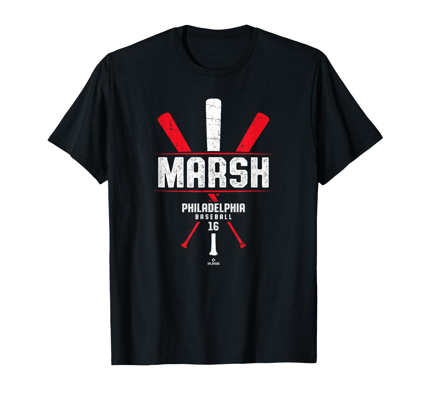 Vintage Baseball Bat Gameday Brandon Marsh Philadelphia T-Shirt