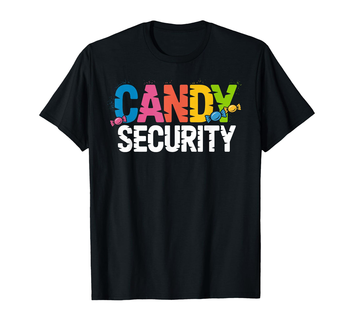 Candy Security Funny Easy Halloween Costume Adult T-Shirt