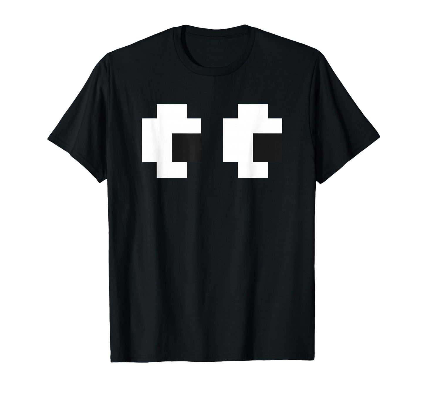Retro Arcade Game Ghost Blue T-Shirt
