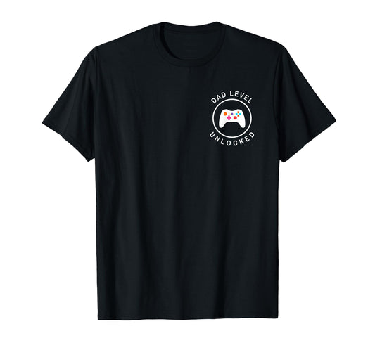 Dad Level Unlocked Shirt, New Dad TShirt, Funny Gaming Dad T-Shirt