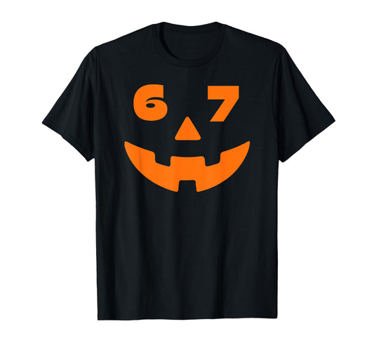 67 Six Seven Halloween Costume for Students Teachers Funny T-Shirt