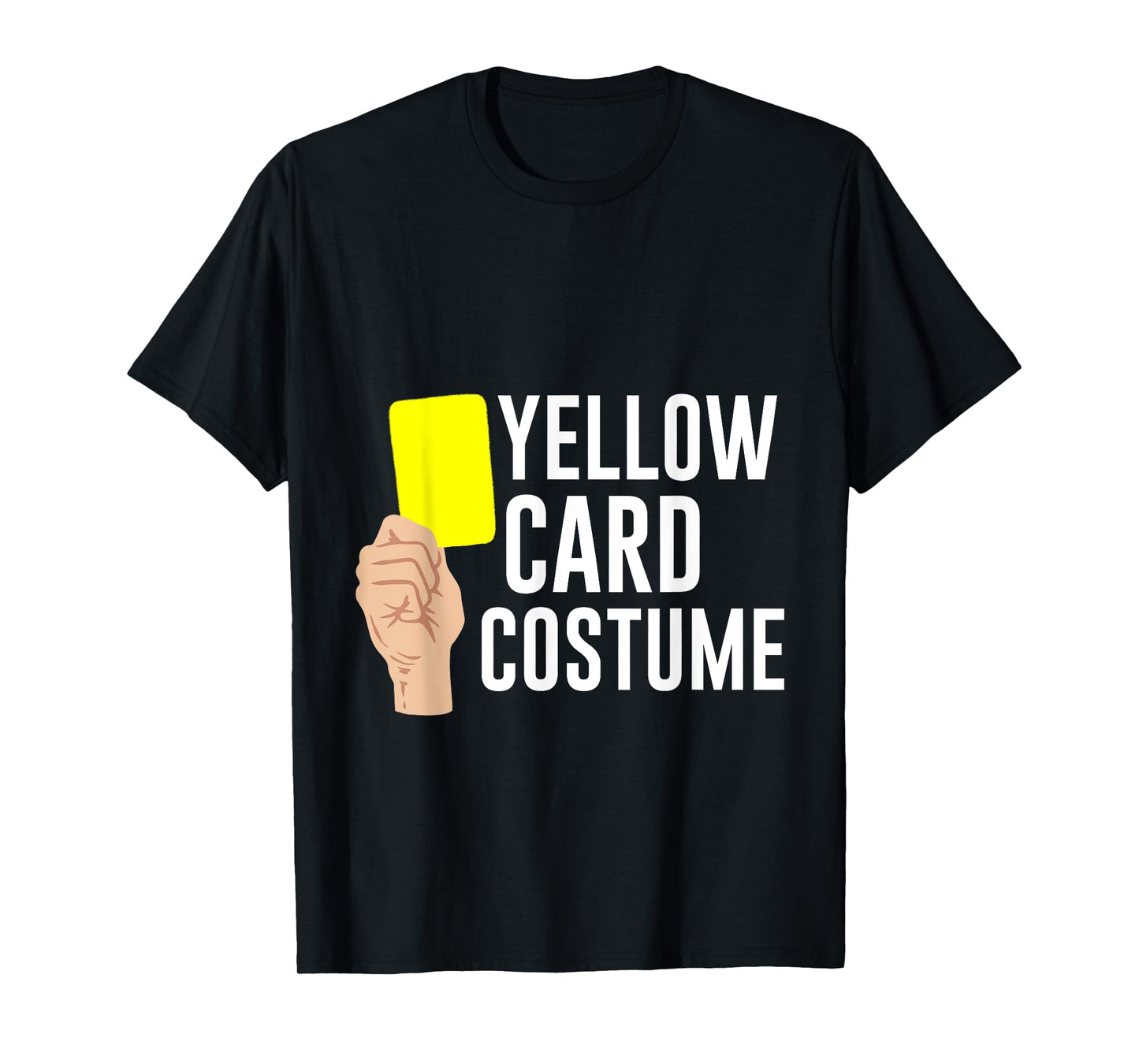 Yellow Card Costume Football Sports Joke T-Shirt