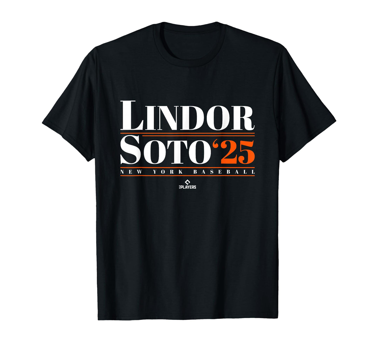 Francisco Lindor Juan Soto 2025 New York Baseball MLBPA T-Shirt