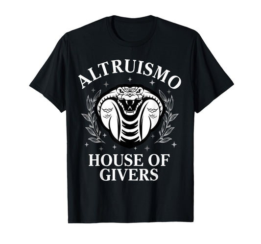 Altruismo House Of Givers RCA School Spirit Black Snake T-Shirt