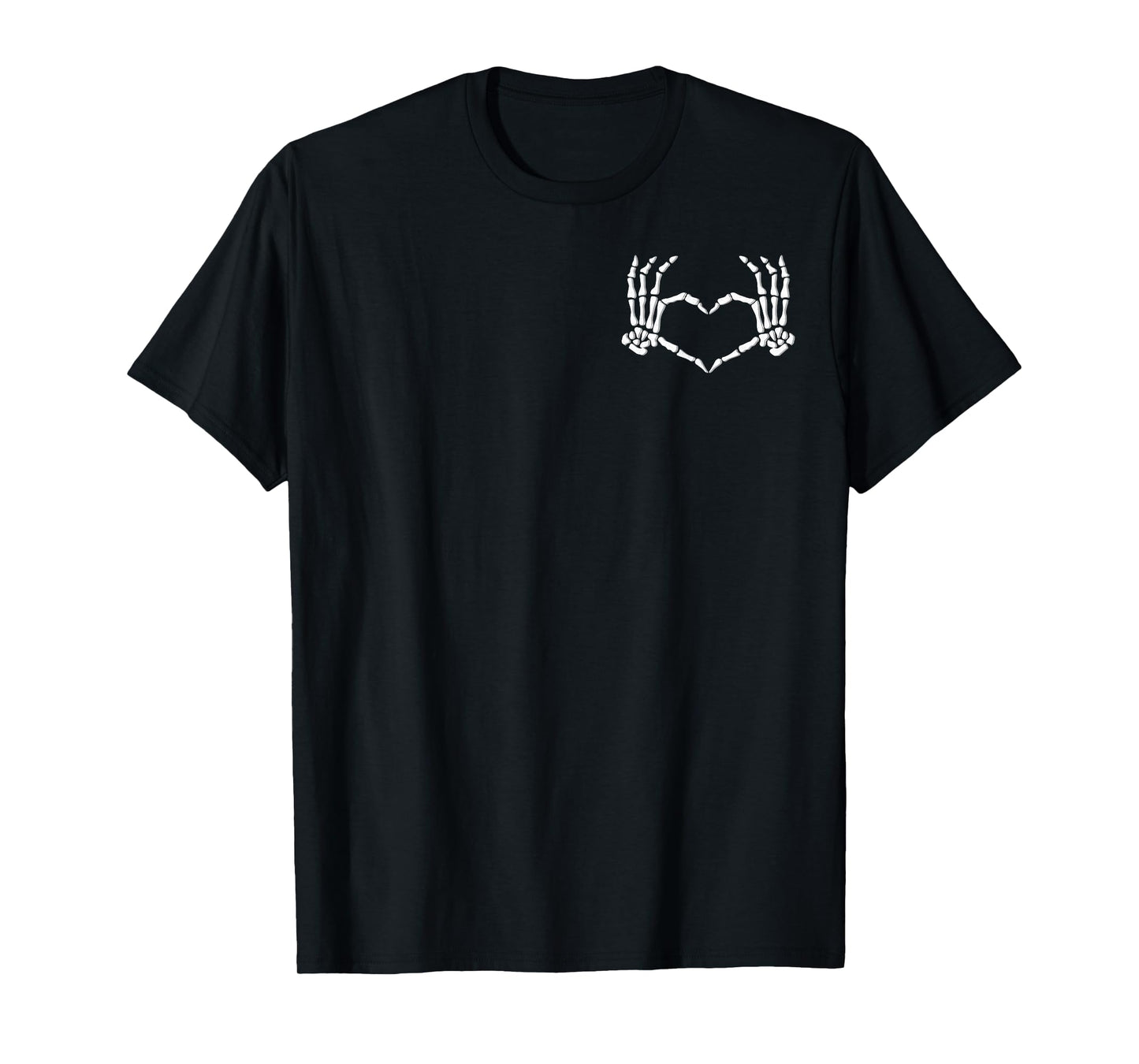 Skeleton Hands Heart Halloween Costume men women Girls T-Shirt