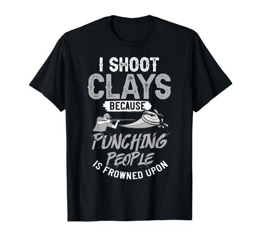 Sporting Clay Shooting Game Funny Sports T-Shirt