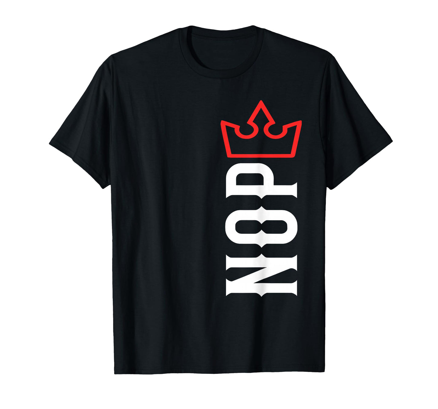 No Kings Nope Bold Minimal Protest Statement T-Shirt