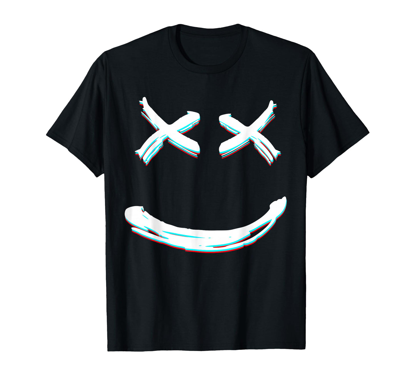 X Eyed Smile Face | X Eyes T-Shirt