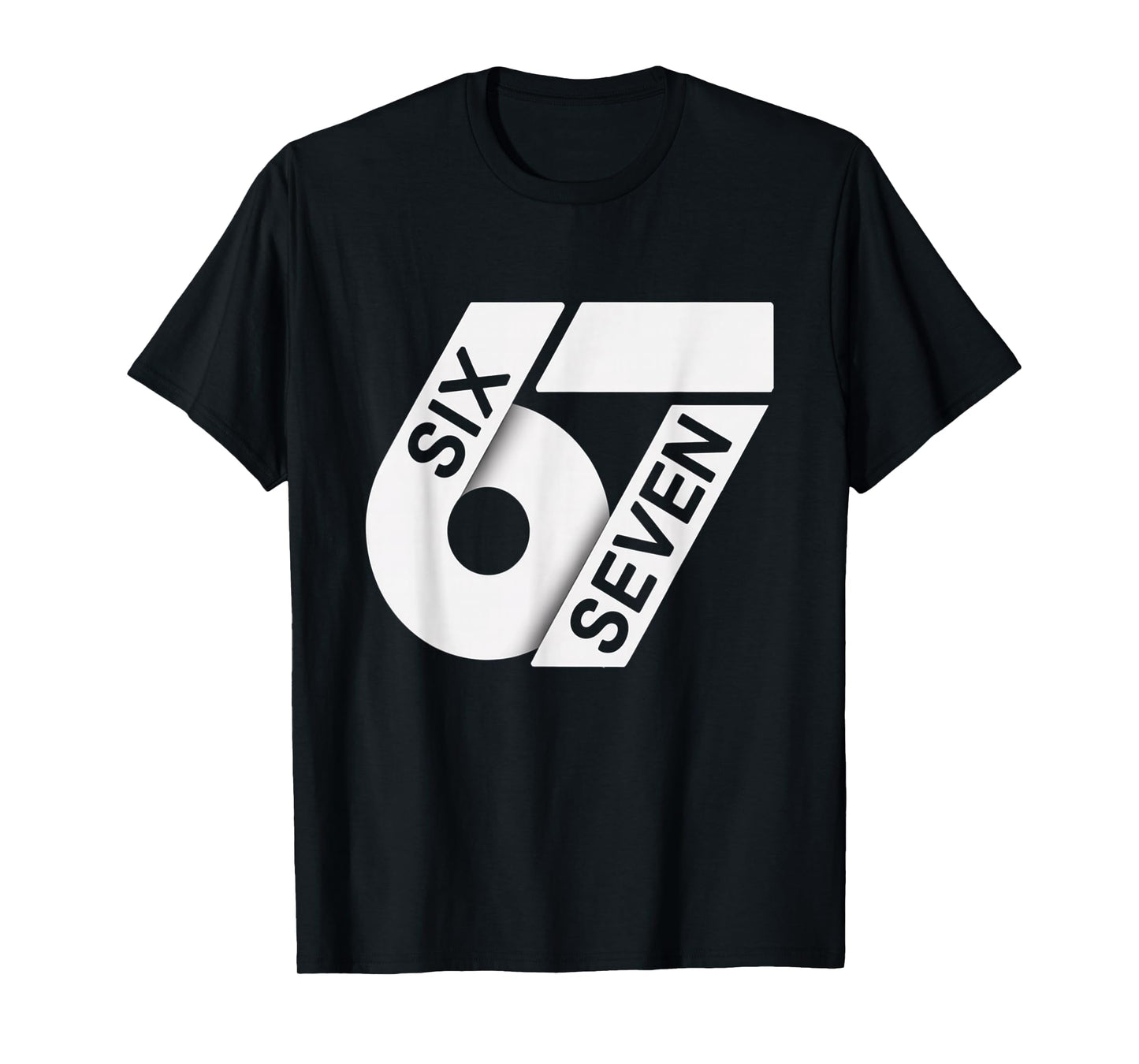 Fun Six Seven 6 7 Meme Design T-Shirt