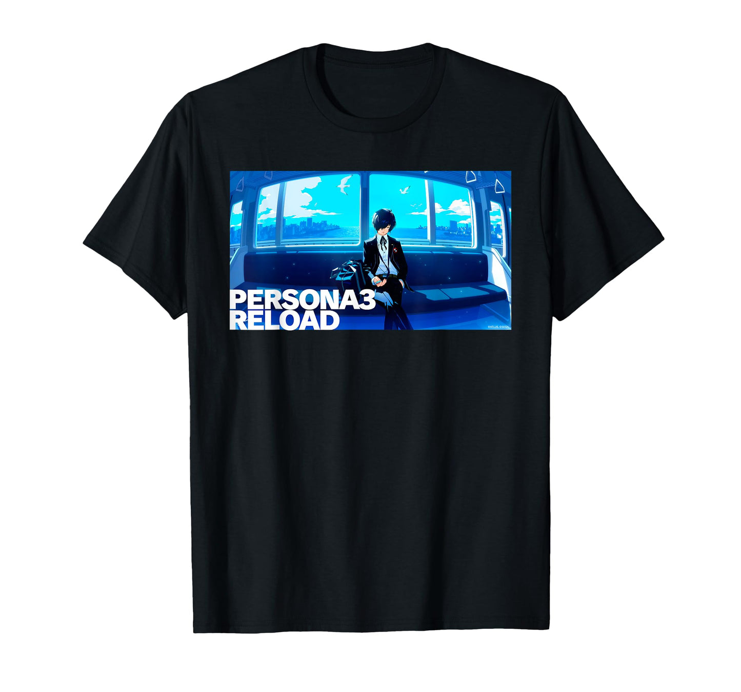 Persona 3 Reload Protagonist in the Public Train ATLUS T-Shirt