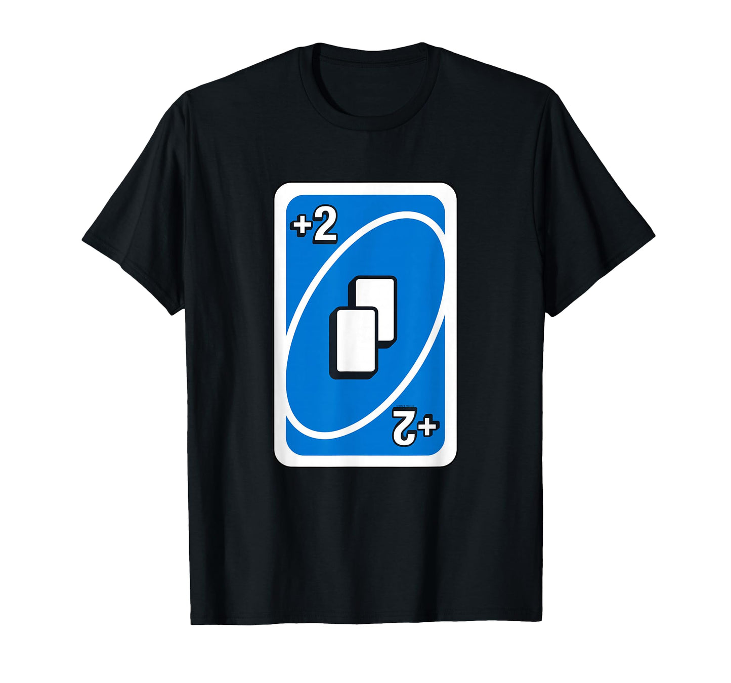 UNO - Blue Draw Two Card T-Shirt
