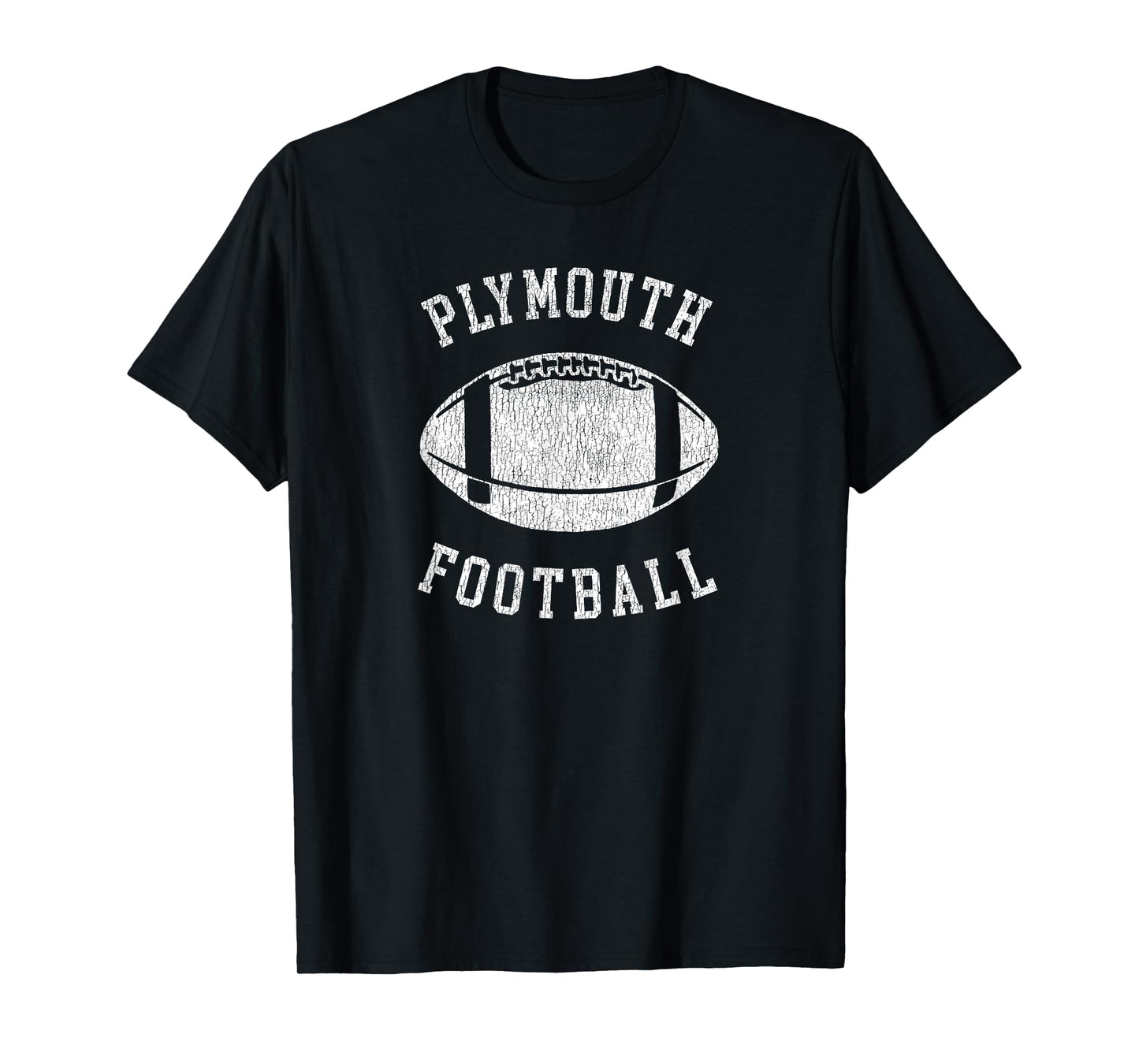 Plymouth Football Distressed Vintage 80's Throwback Classic T-Shirt