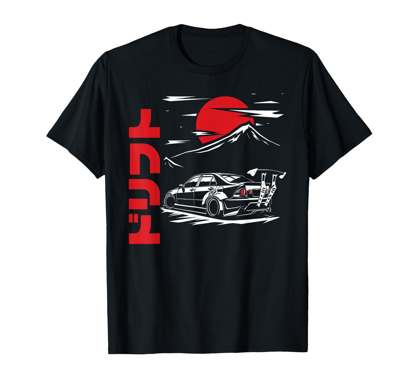 JDM Tokyo Japan Drift Race Car Tuning Retro Vintage Graphic T-Shirt