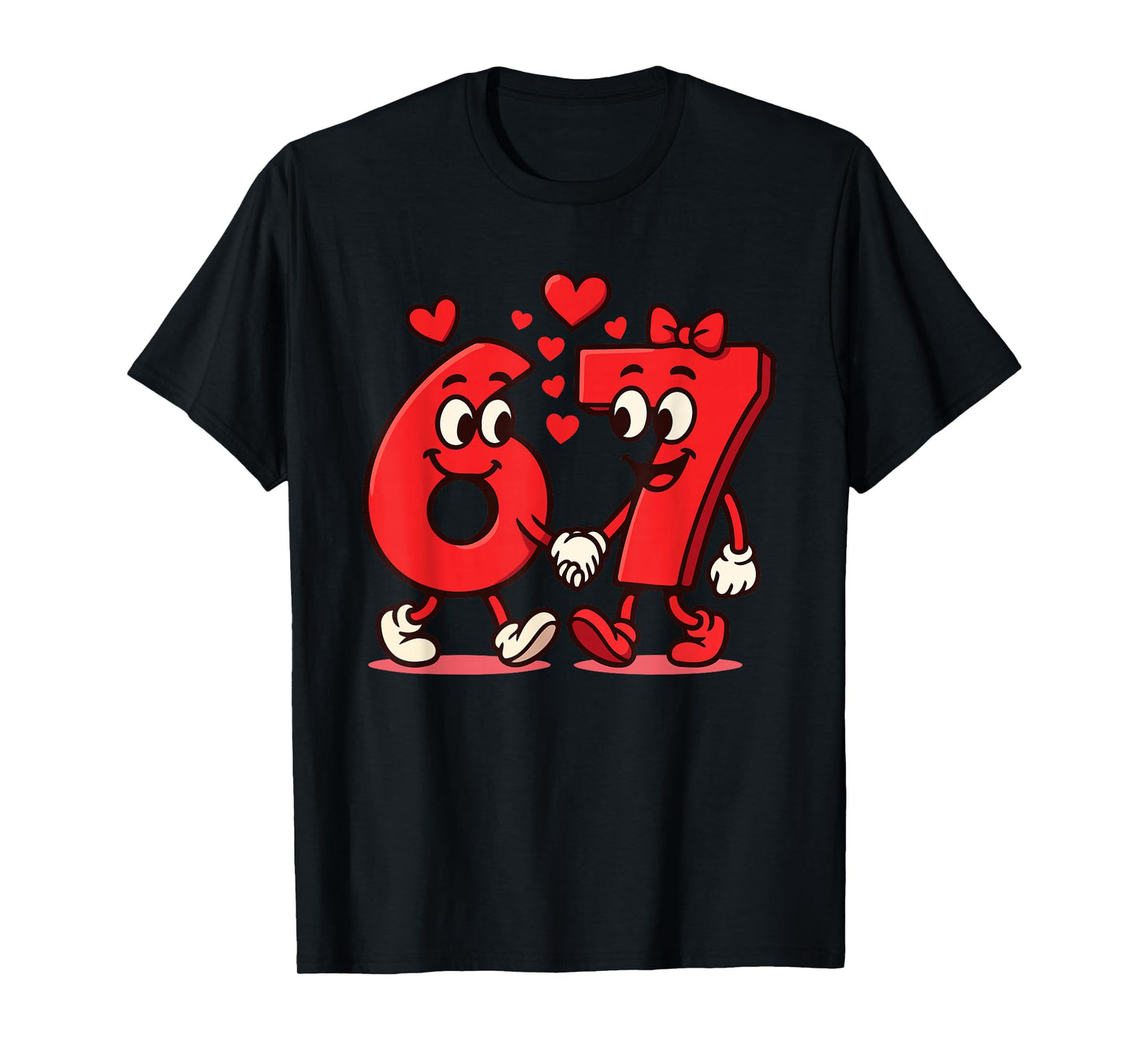 Internet Memes 6 and 7 Six Seven Alpha Aura Energy Love T-Shirt