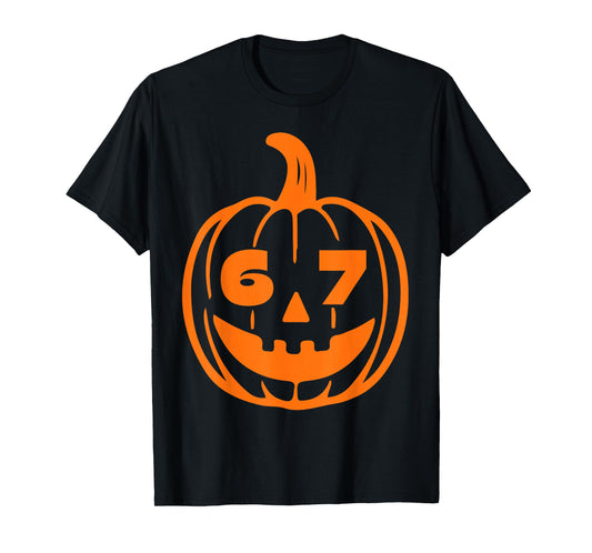 67 Six Seven Halloween Costume for Students Teachers Funny T-Shirt