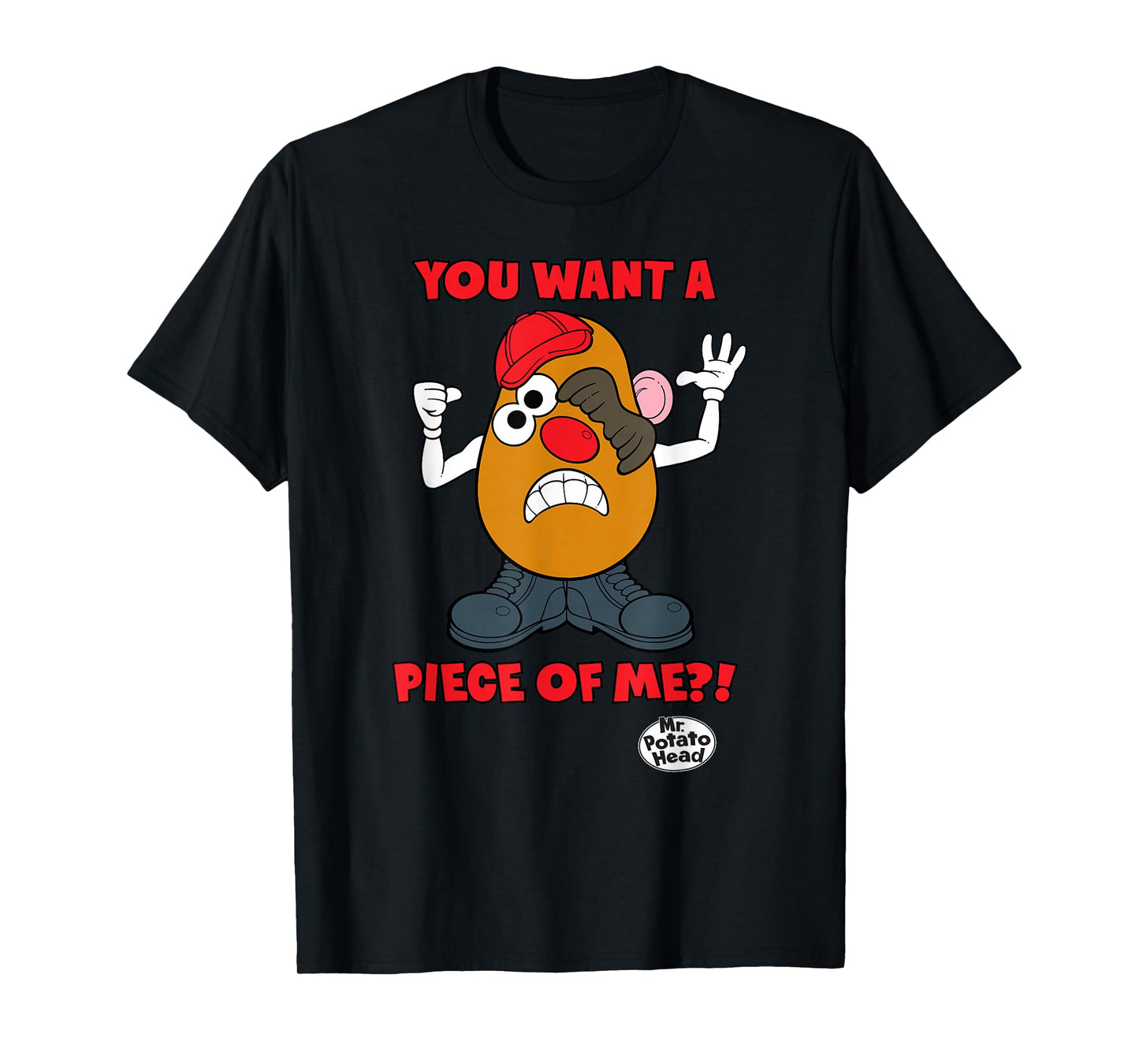 Mr. Potato Head You Want A Piece Of Me?! Scrambled Face T-Shirt