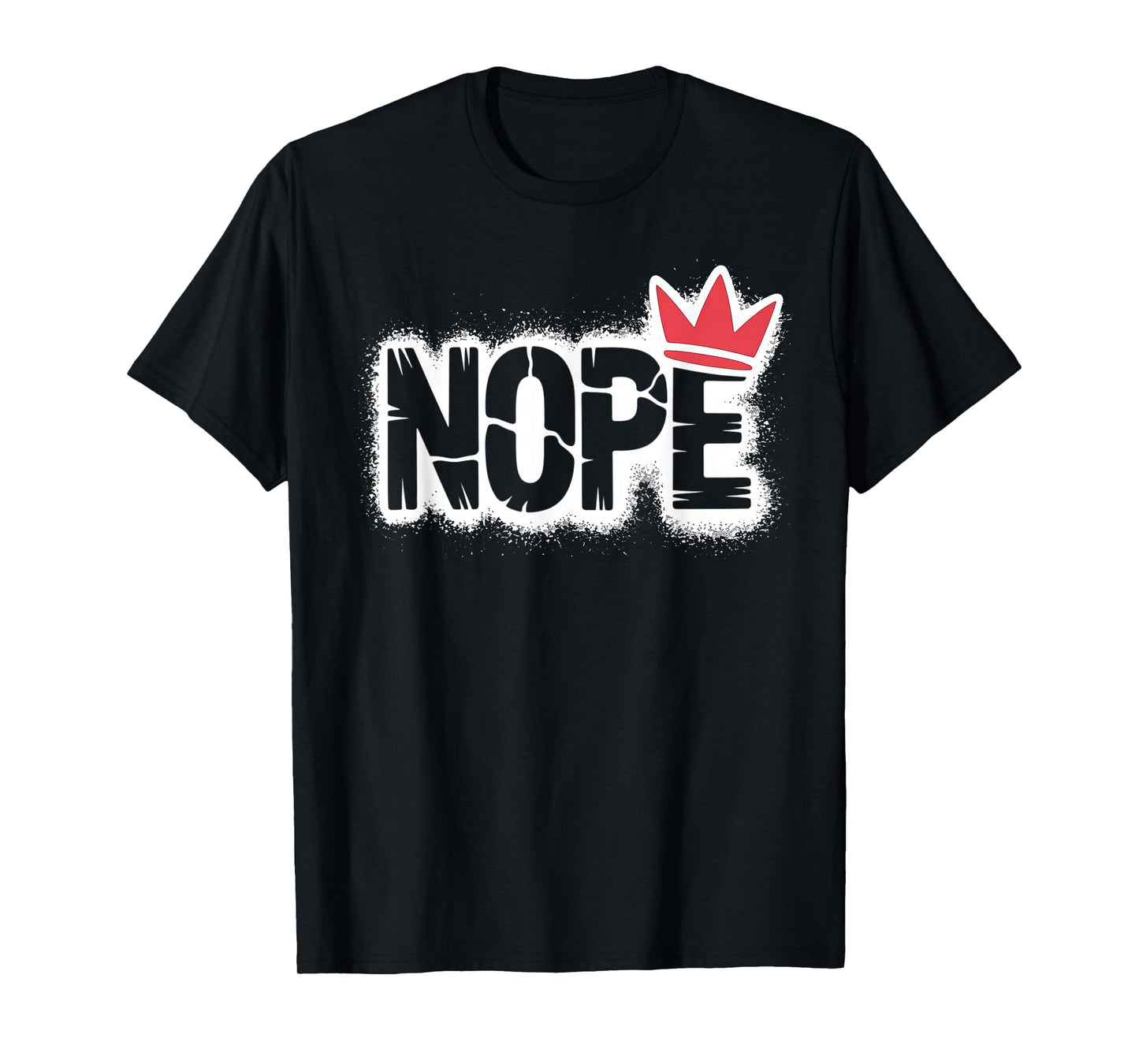 No Kings Protest Sign Patriotic Liberty Art Design T-Shirt