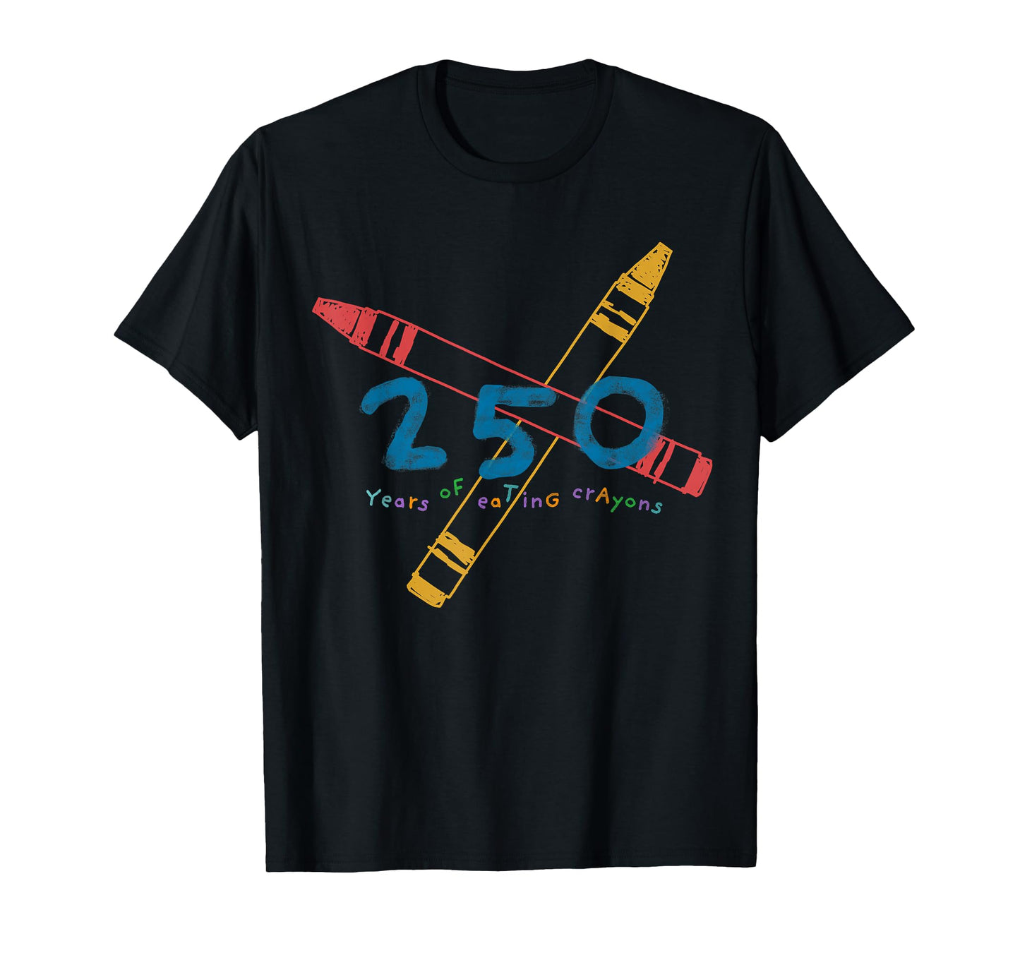 United States Marine Corps 250 Years Of Eating Crayons T-Shirt