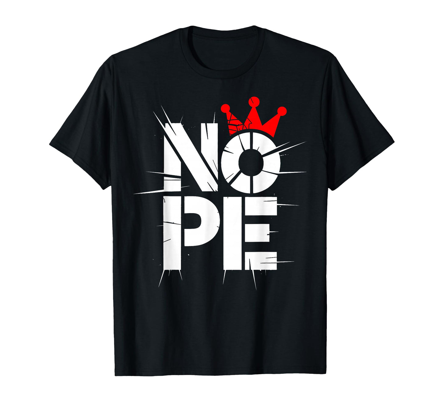 No Kings Protest Sign Patriotic Liberty Art Design T-Shirt