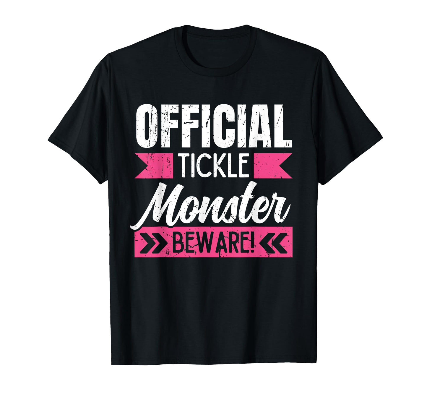 Official Tickle Monster Funny Mom Dad Grandparent Tickling T-Shirt