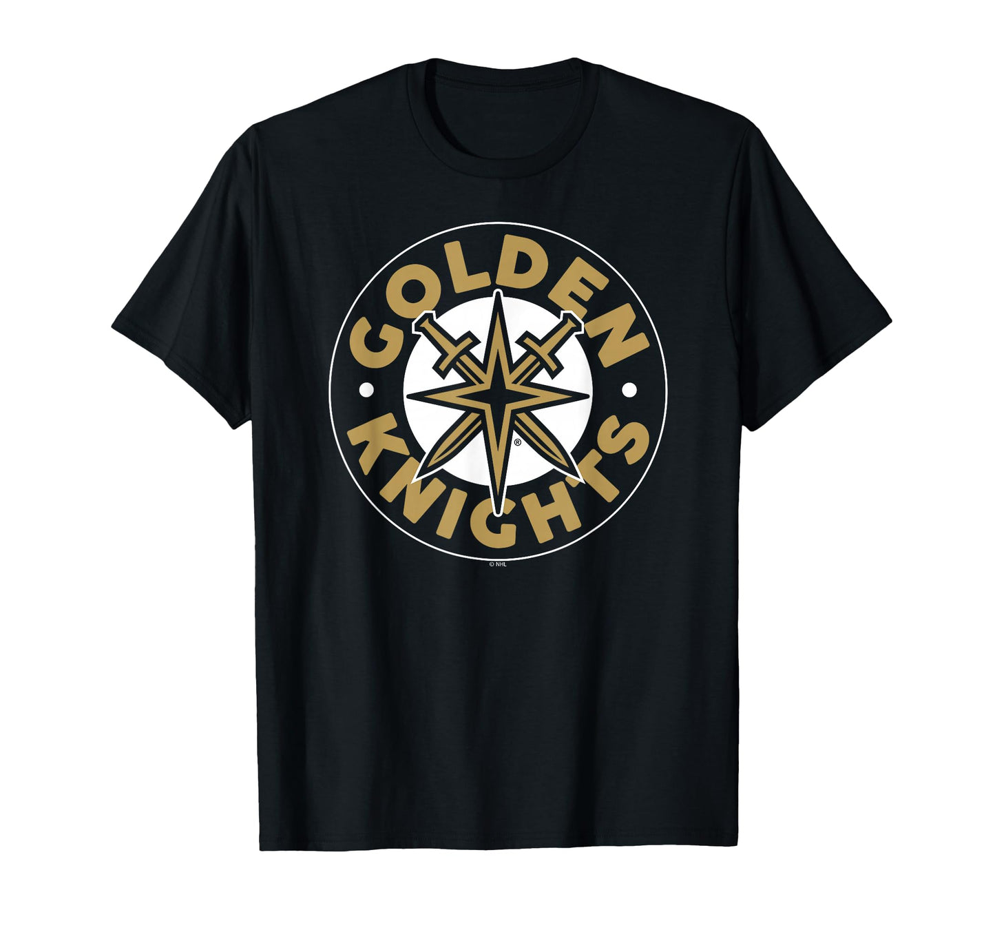 Vegas Golden Knights Symbol Black Officially Licensed T-Shirt